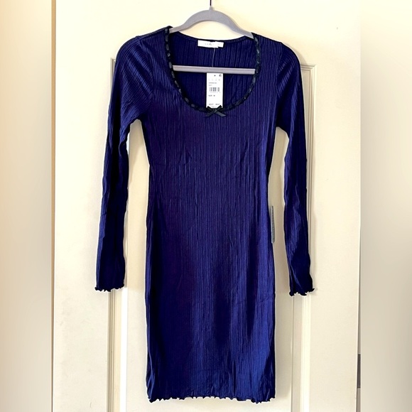 Lush Dresses & Skirts - NWT Lush Brand Navy Stretchy Bodycon Dress Women’s size  medium